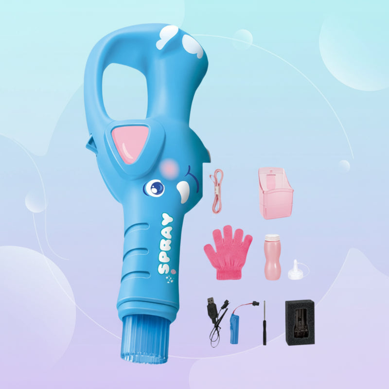 Electric Bubble Maker – uppladdningsbar och med ljus för barn
