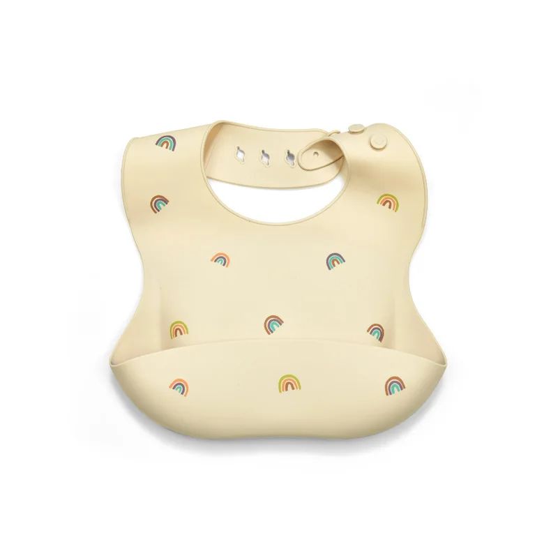 Silicone Bib - Vattentät och moderiktig - Babyhaklapp i silikon