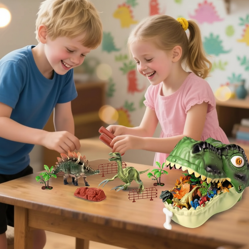 DinoWorld – Kreativt & realistiskt – Lekset med dinosauriehuvud