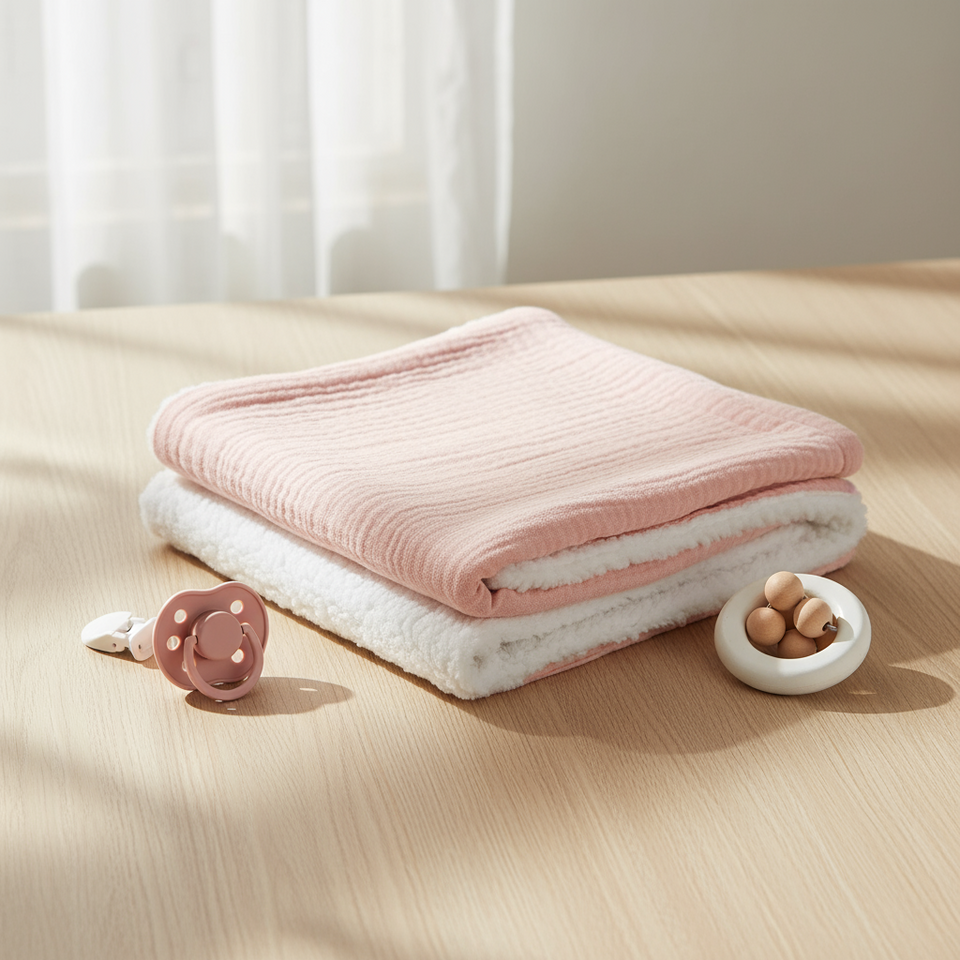 SnuggleBear – Premium tjock och mjuk babyfilt