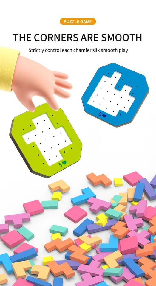Logic Blocks™ – Färg & Kreativitet – Geometriska pussel