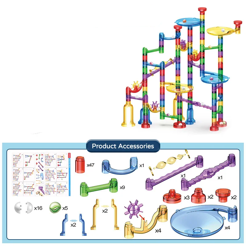 MarbleRun – Säker & pedagogisk – Kulbana byggsats
