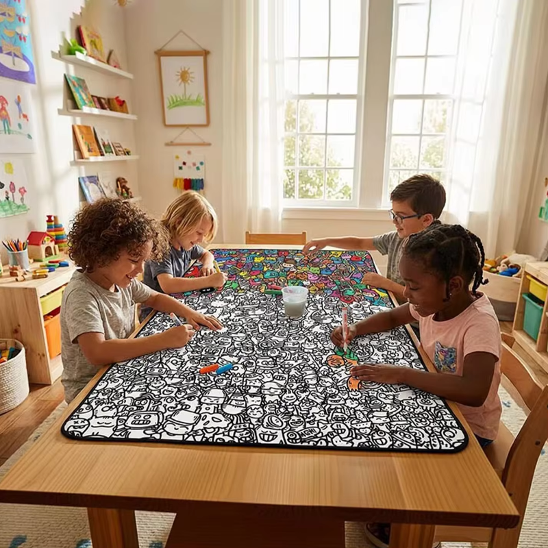 ColorFun – Kreativt & lärorikt – Stor målarfilt