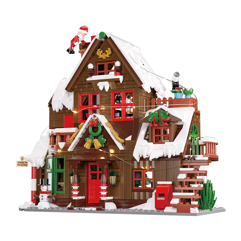 ChristmasHome – Festligt & kreativt – Byggsats för julhus