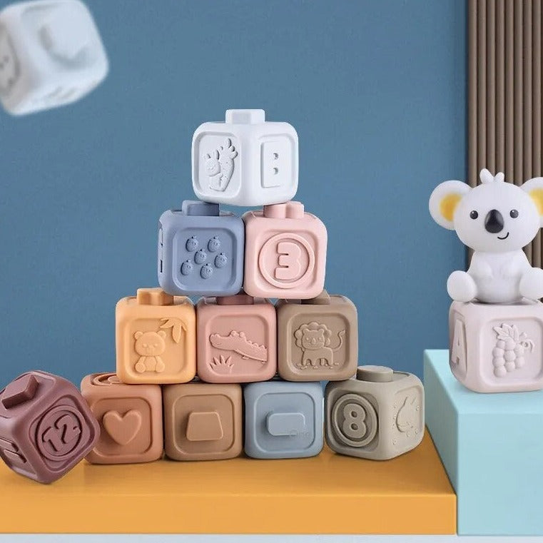 Koala Cubes™ - Tandvänligt torn - Leksak för tänder