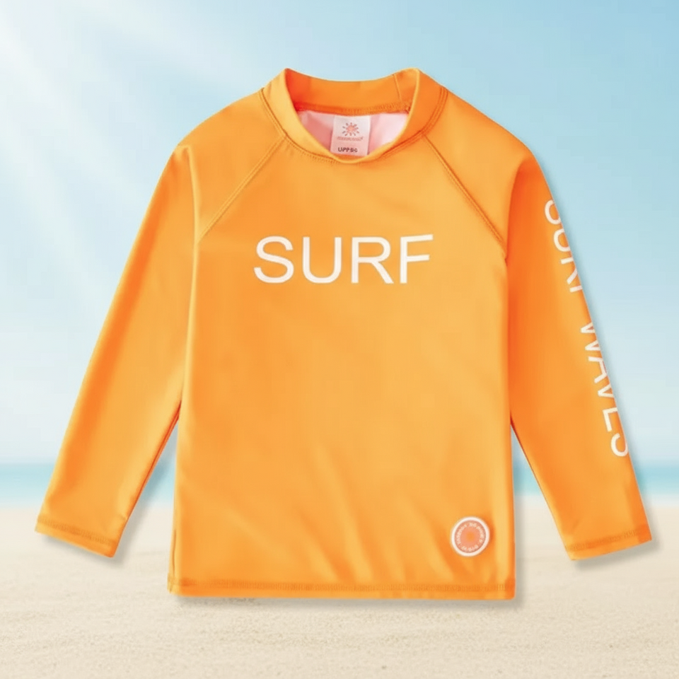 SunShield – Skyddande och smidig – barnsurfskjorta med långa ärmar och UPF 50+
