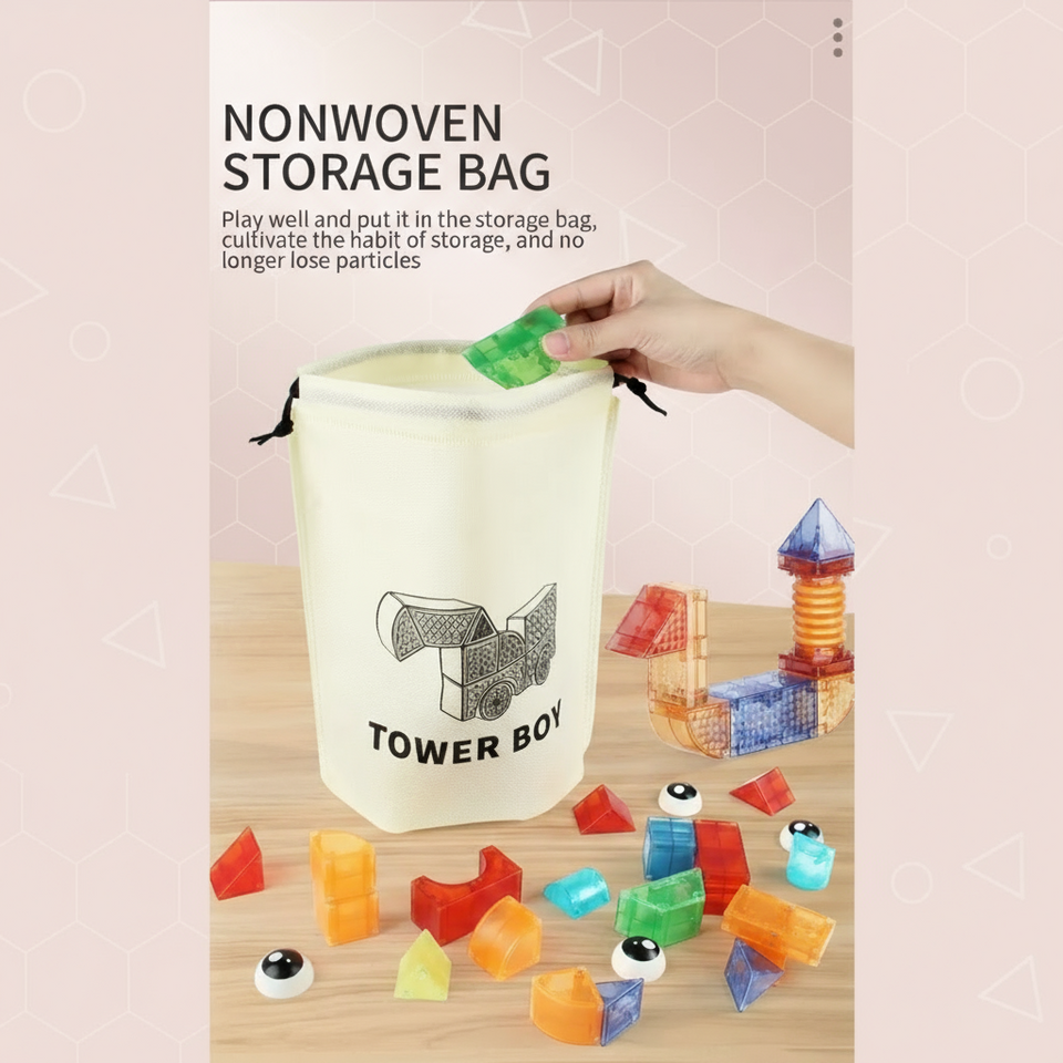 MagniCube – Kreativt & pedagogiskt – Magnetiskt byggklossar Set