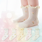 HappyToes – Färgglada & söta – babystrumpor (5-pack)