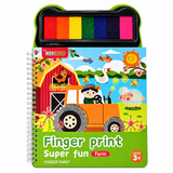 FingerArt – Kreativt & färgglatt – Fingerfärgsbok för barn