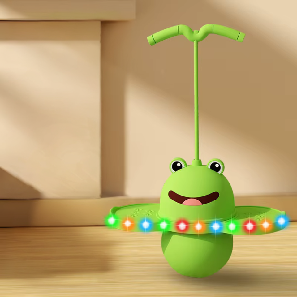 PlayLeap – Balans & Energi – Groda Pogo Stick