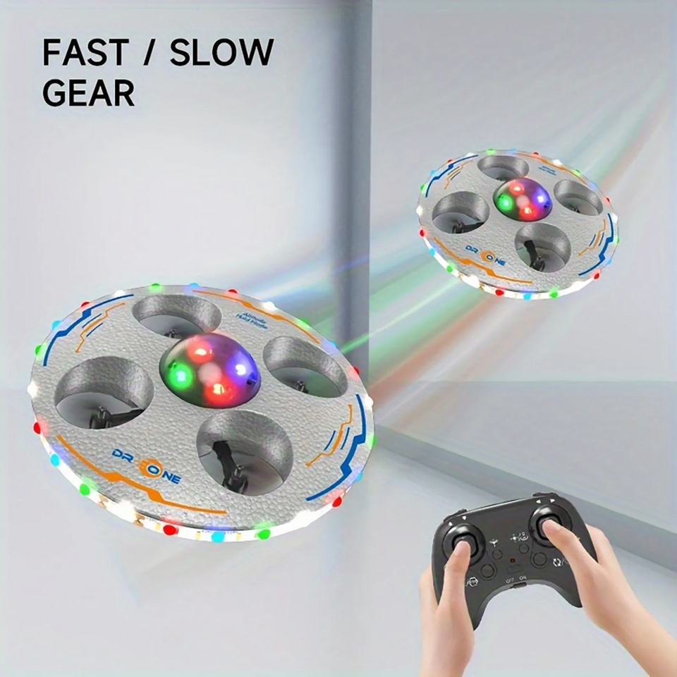 AeroQuest – LED & RC – Svävande UFO-drönare