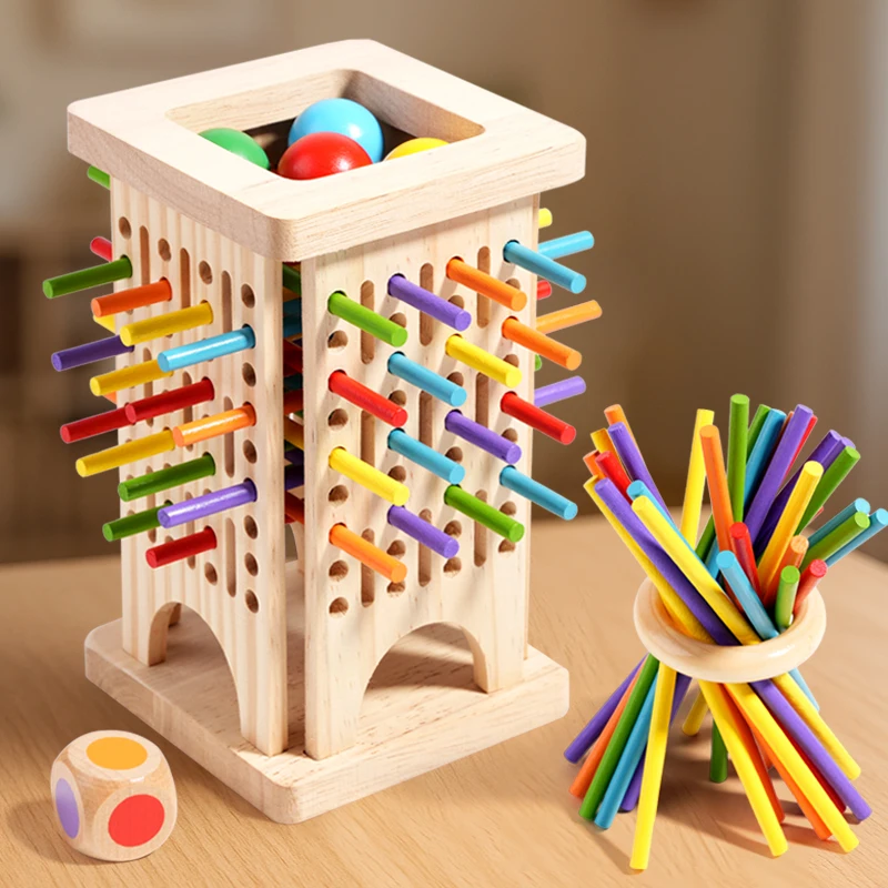 Wooden Stick Battle Game – Tänk & Interaktivt – Strategiskt brädspel
