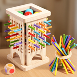 Wooden Stick Battle Game – Tänk & Interaktivt – Strategiskt brädspel
