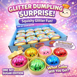 FunSquish – Färgglatt & glitterkul – Glitter-squishy-klumpar