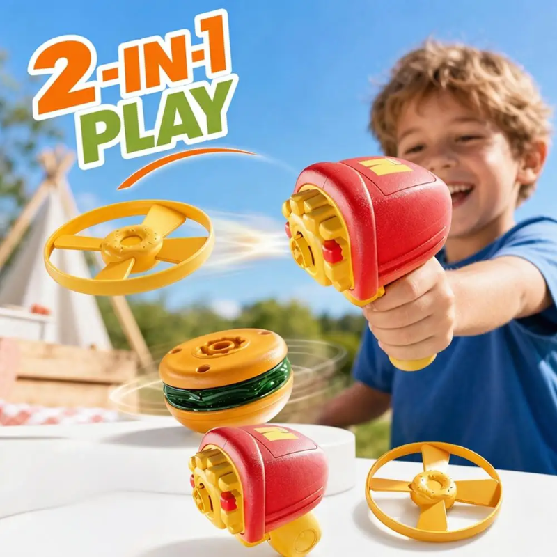 Flying Disk Toy – Kreativt & Rörelsefyllt – Gyro Gun