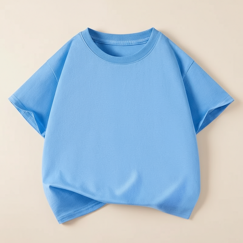 SimpleWear – Casual & Mjuk – Relax Fit T-shirt med rund hals