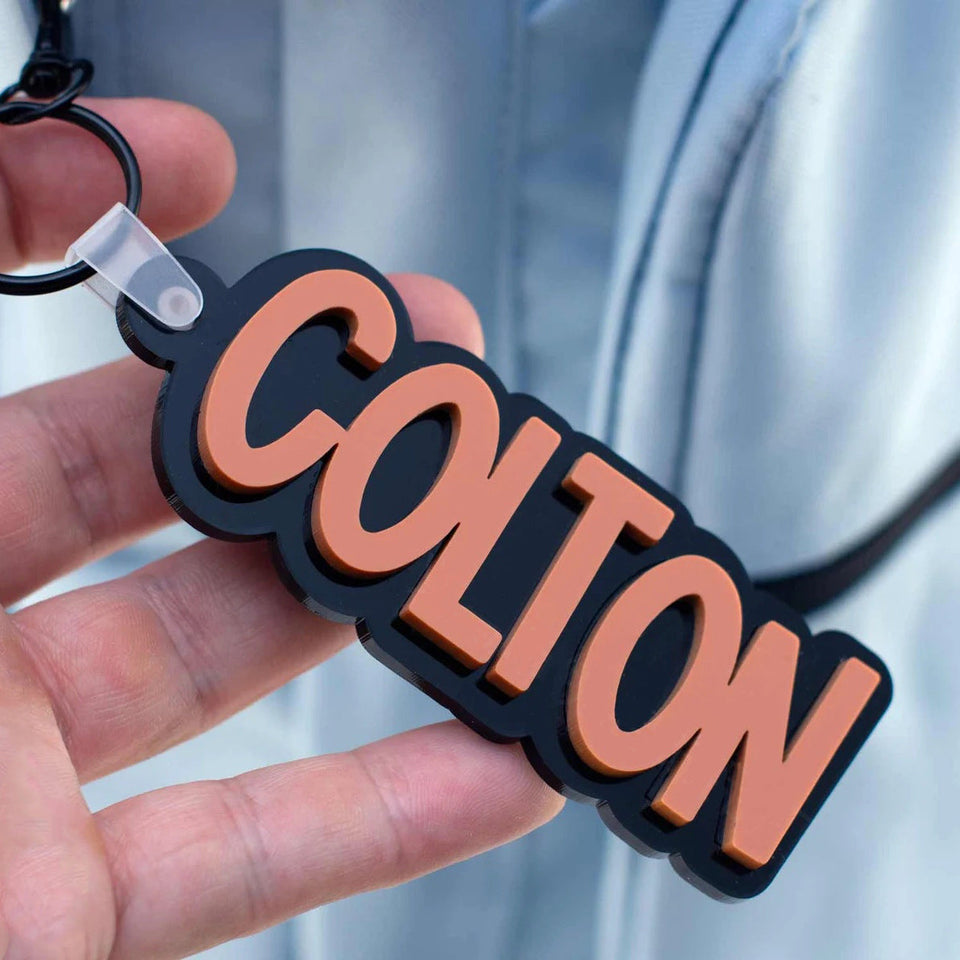 Custom Acrylic Keychain – För väskor och nycklar –  Personlig nyckelring
