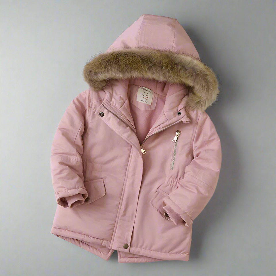 CozyTrend – Varm och elegant – Parkas vinterjacka med pälskrage