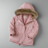 CozyTrend – Varm och elegant – Parkas vinterjacka med pälskrage