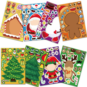 Christmas Sticker Set™ - Lekfulla vinterunderverk - Julklistermärken