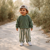 SoftStripe – Mjuka och bekväma – babybyxor med randigt mönster