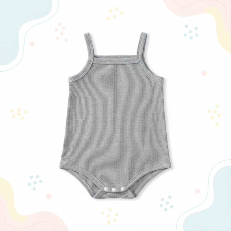 Summer Bodysuit – Luftigt & bekvämt – Stickad babybody