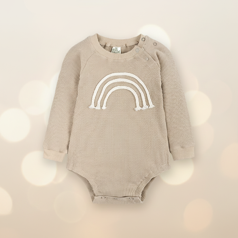 SnuggleHue – Mjuk och bekväm – Regnbågsfärgad babybody