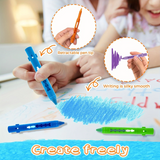 DoodleBath – Färgglatt & lekfullt – Set med 6 badkritor