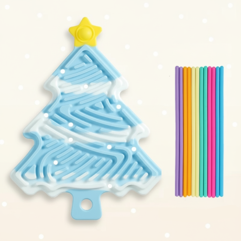 FidgetFrost – Lekfullt & mjukt – Silikon Busy Board