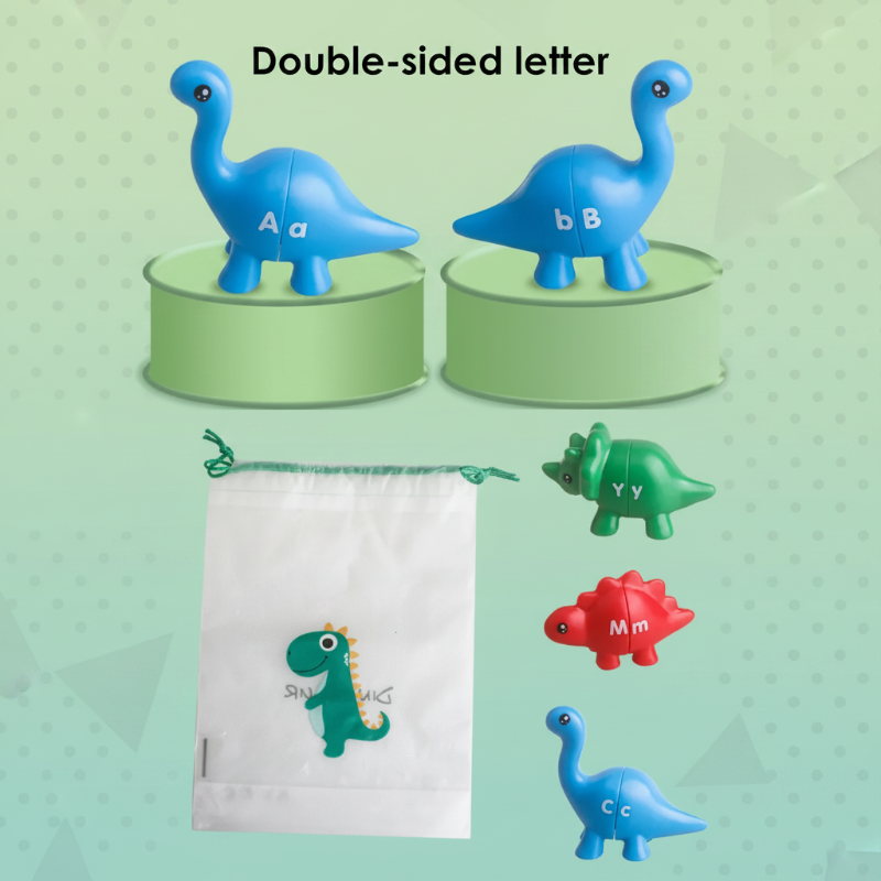 EduDino – Interaktivt & kreativt – Alfabetet, former och siffror med dinosaurier