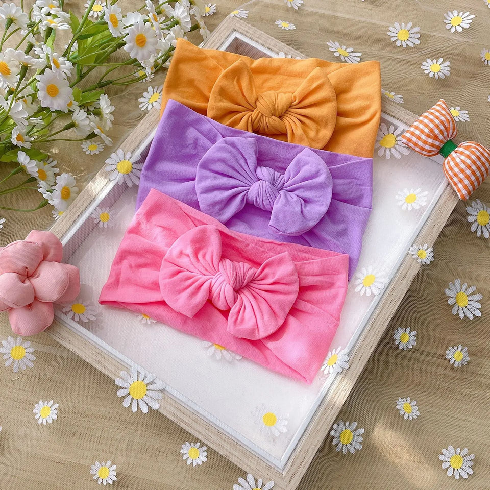 Mini Fashion – Moderiktig och mjuk – Pannband med rosett för barn