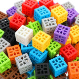 Cube Snap Blocks™ - Färgglada och roliga kuber - Byggklossar
