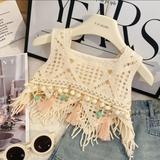 MiniChic – Snyggt och bekvämt – Set med boho-top och jeansshorts