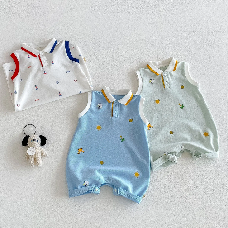 SunnyBaby – Bekväm och söt – Polo-body för spädbarn