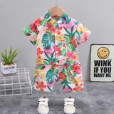 Mini Fashion™ - Fräsch och glad - Blommigt set för pojkar