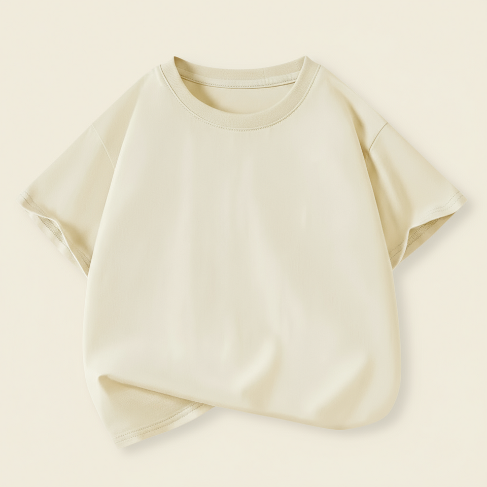 SimpleWear – Casual & Mjuk – Relax Fit T-shirt med rund hals