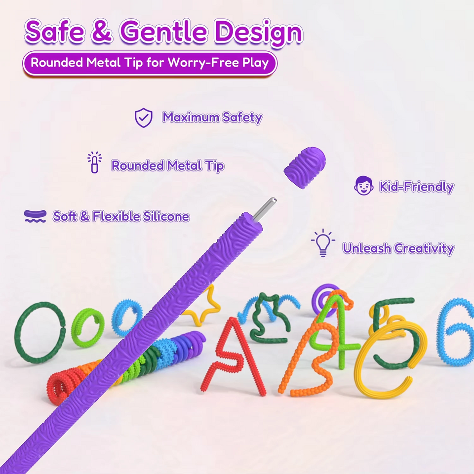 SensoryFlex – Lugnande & interaktivt – Sensoriska Fidget Sticks