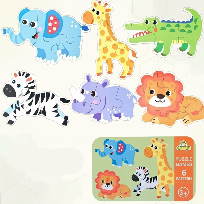 BrainBox – Lärande & Lek – 3D-pussel i trä