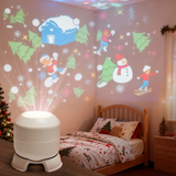 FrostyLight – Magiskt & stämningsfullt – roterande projektorlampa (jul & halloween)