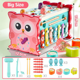 Montessori Hammering Toy – Motorik & inlärning – 8-i-1-lekset