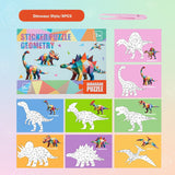3D Sticker Puzzle – Kreativt & lärorikt – Geometriskt 3D-pussel