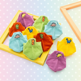 PlayfulToes – Färgglada & mjuka – korta barnstrumpor (5-pack)