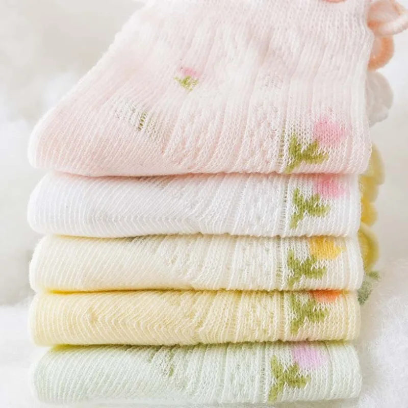 HappyToes – Färgglada & söta – babystrumpor (5-pack)