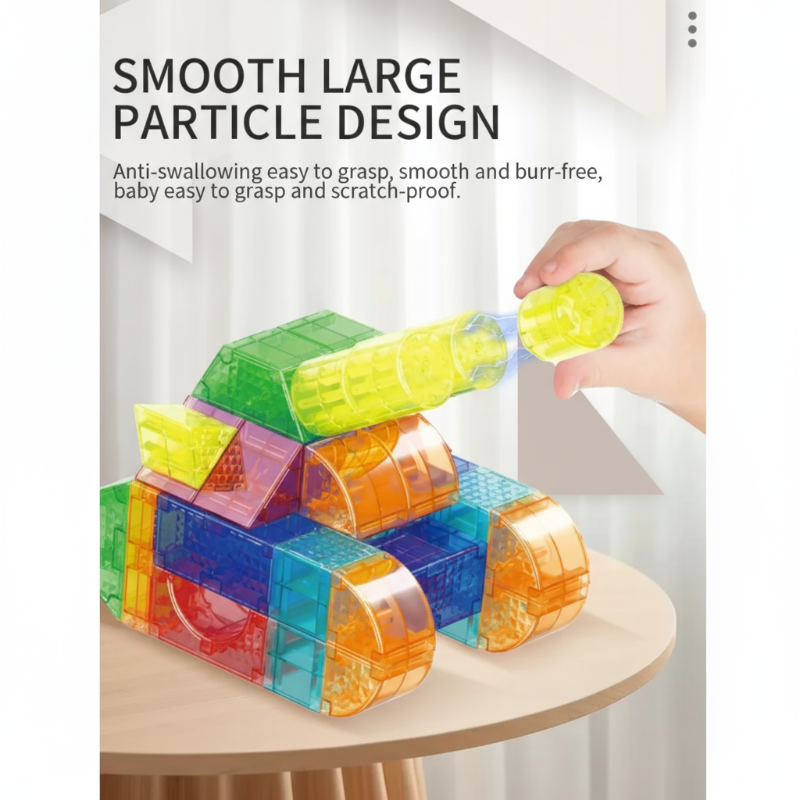 MagniCube – Kreativt & pedagogiskt – Magnetiskt byggklossar Set