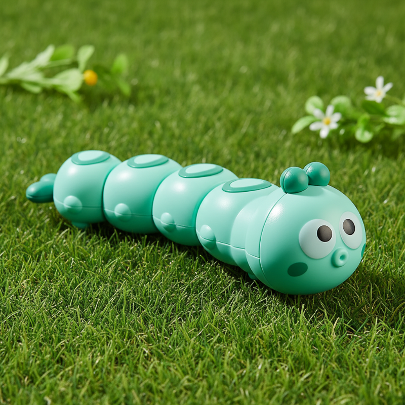Wind-Up Caterpillar – Lekfullt & rörligt – Kryp-leksaker