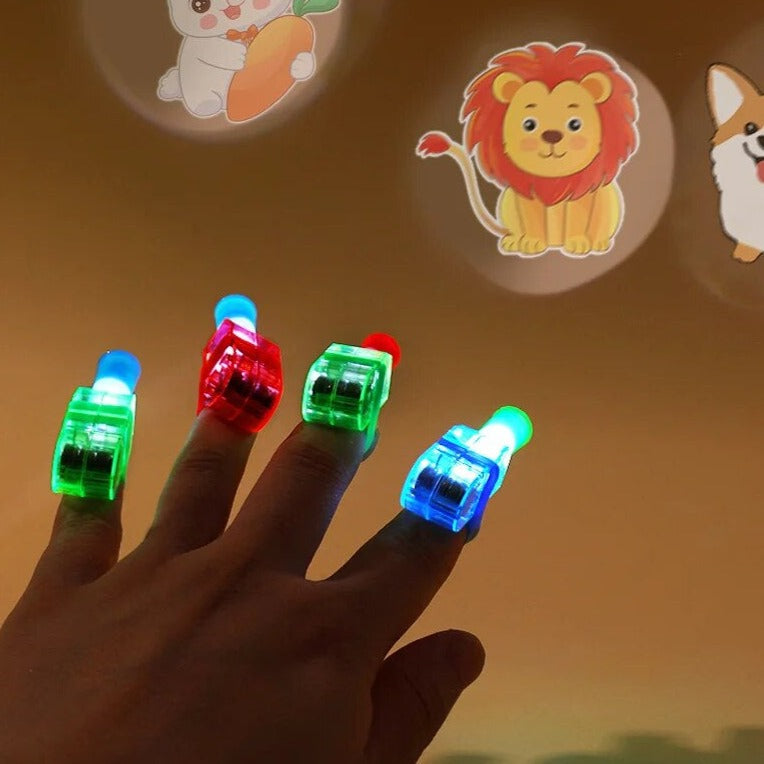 Cartoon Ring Light™ - Blinkande fingrar - Fingerficklampa