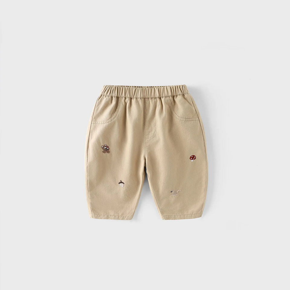 LittlePatch – Mjuka och bekväma – barnbyxor med broderade detaljer