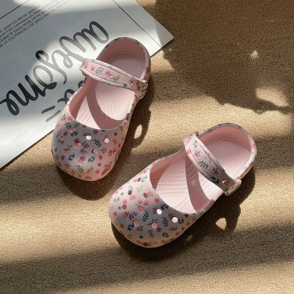 FlowerFeet – Eleganta och bekväma – Sandaler med blommönster