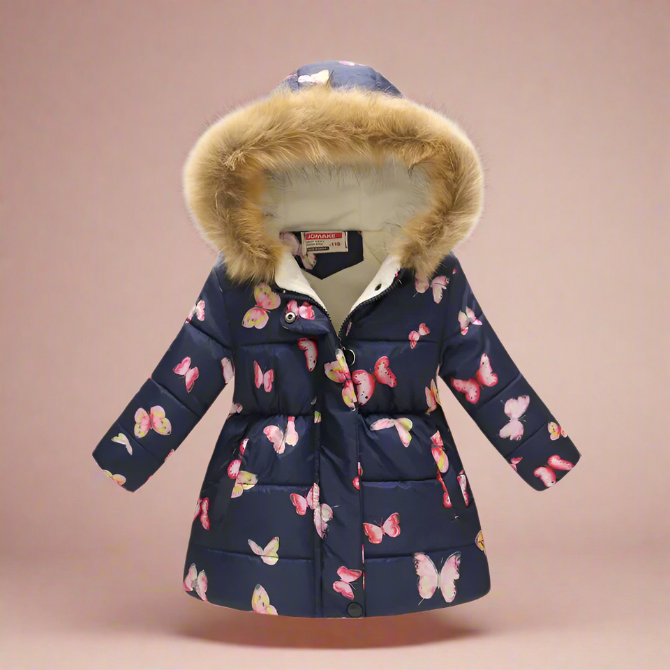 CozyTrend – Elegant & mysig – Vadderad vinterjacka för flickor