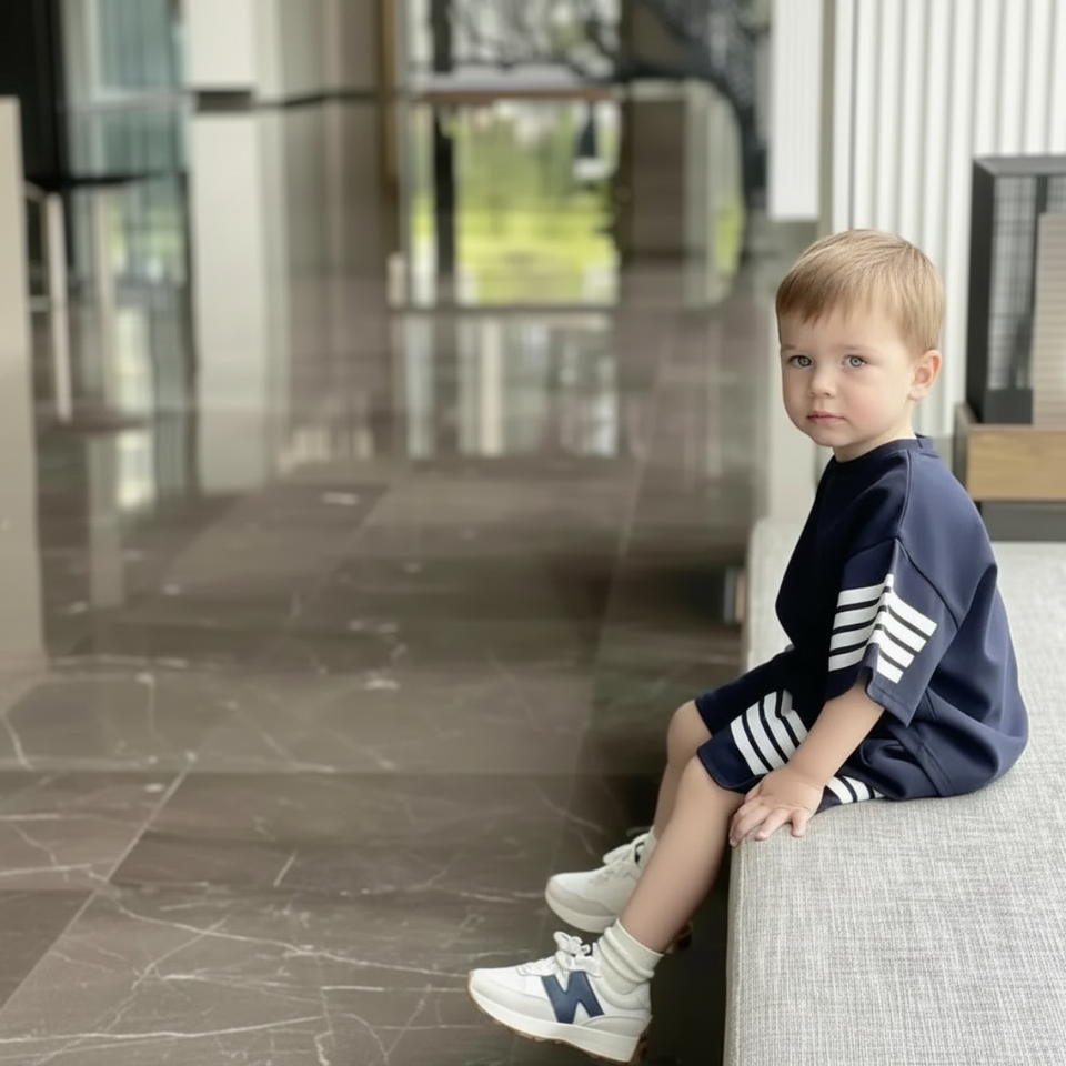 MiniSport – Sport & fritid – 2-delat set med shorts och T-shirt